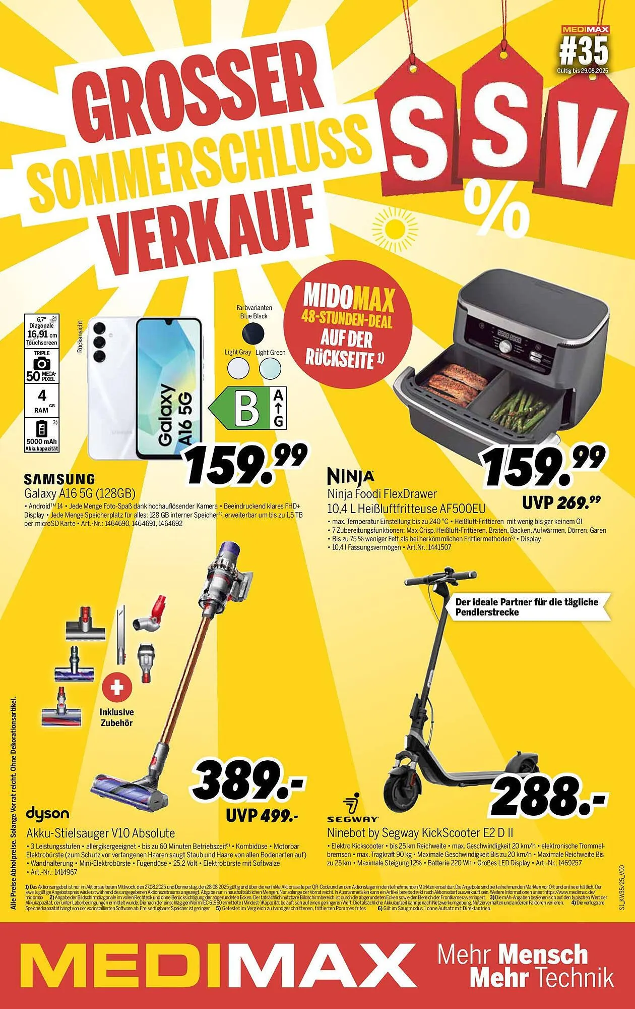 MEDIMAX Prospekt von 21. August bis 29. August 2025 - Prospekt seite 1