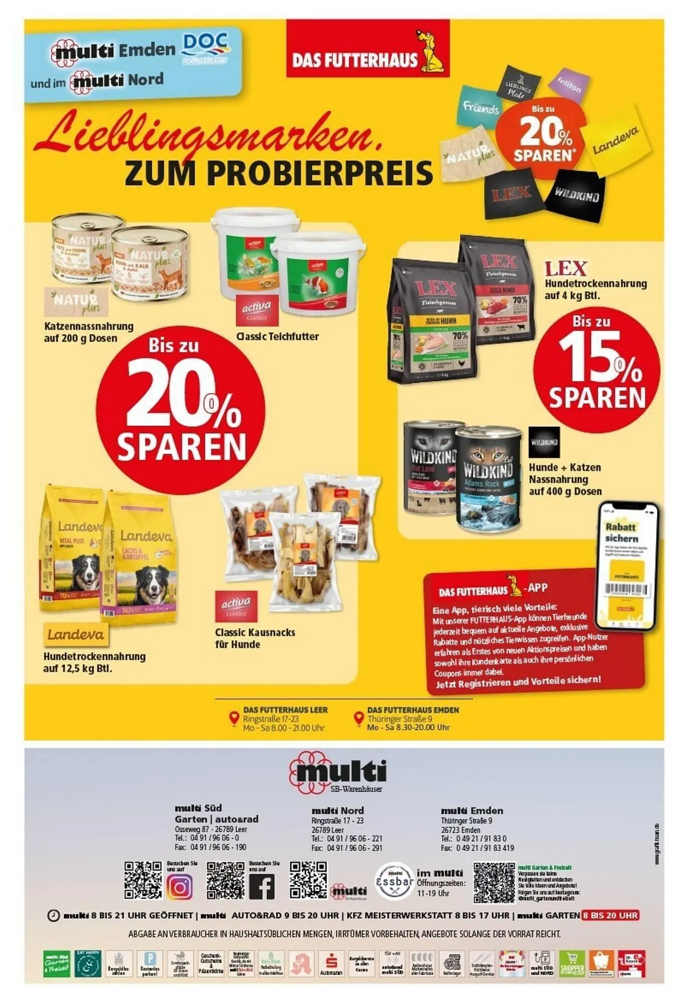 Multi Markt Prospekt von 13. April bis 18. April 2026 - Prospekt seite 20