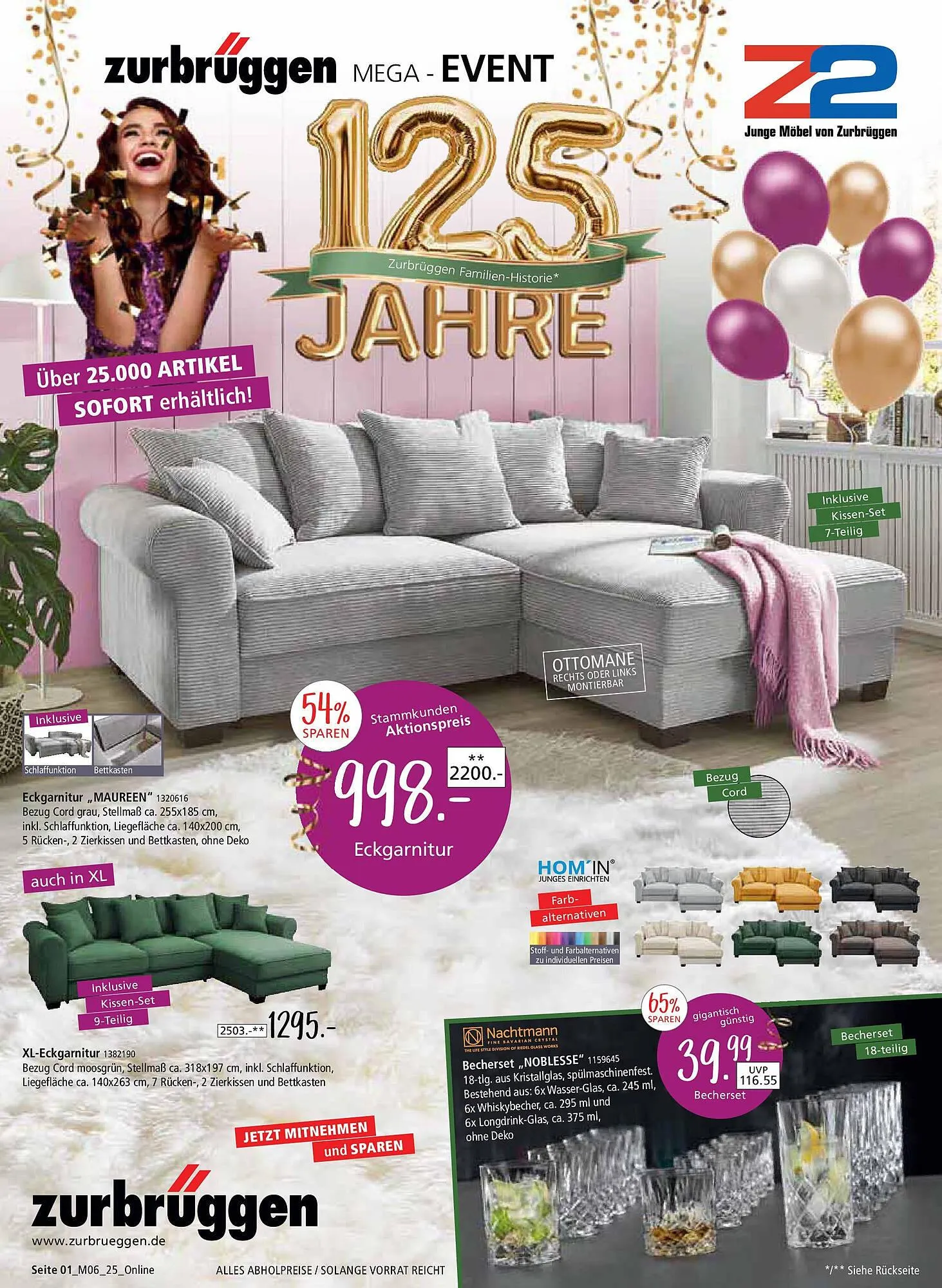 Zurbrüggen Prospekt von 2. Mai bis 17. Mai 2025 - Prospekt seite 1