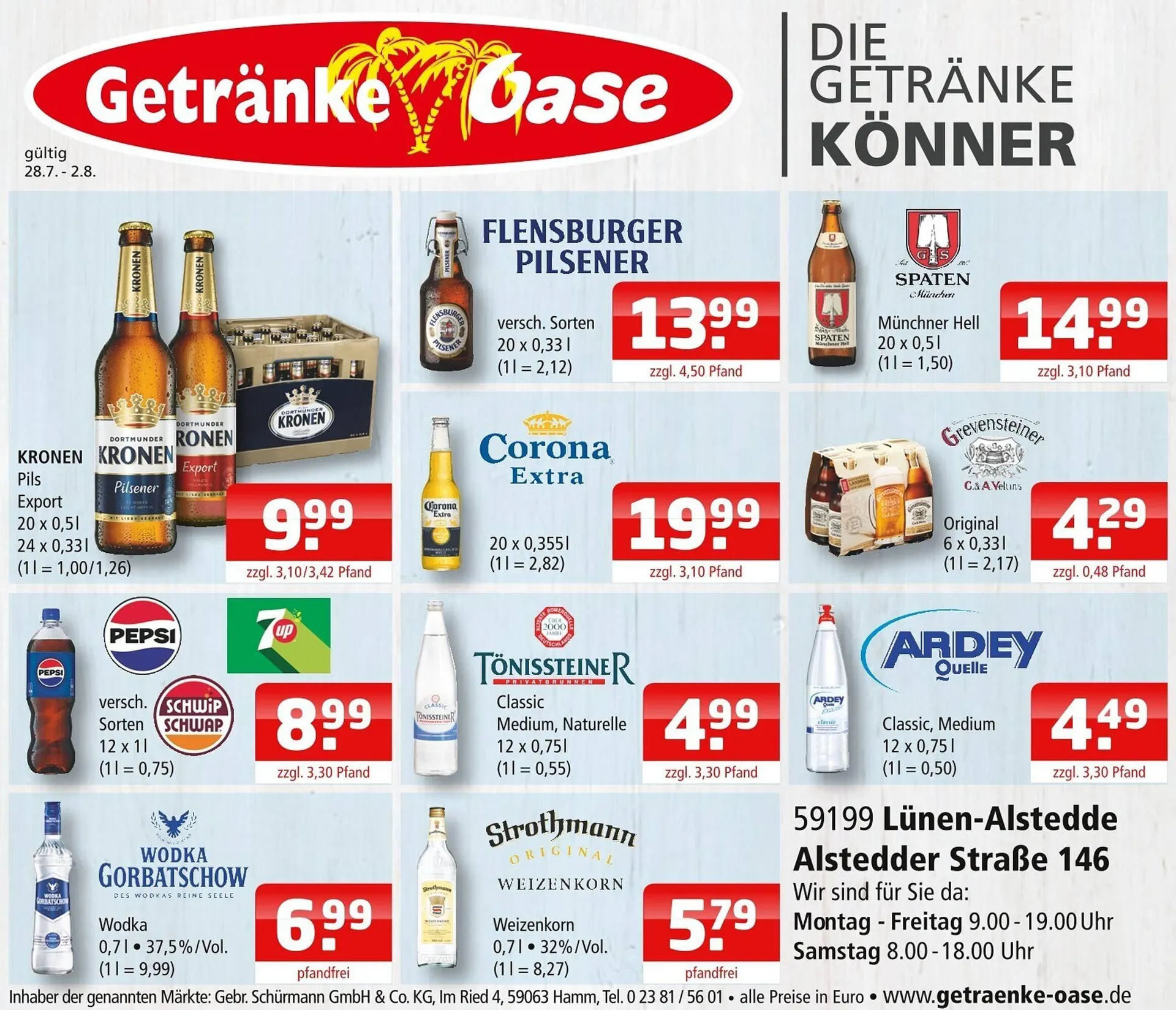 Getränke Oase Prospekt - 1