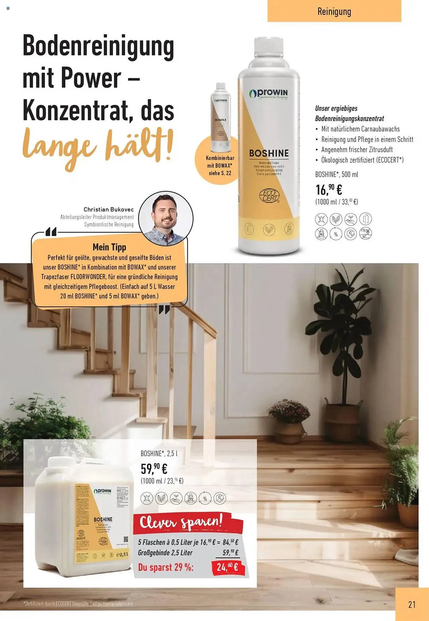 Prowin Prospekt von 1. Juli bis 31. Dezember 2025 - Prospekt seite 21