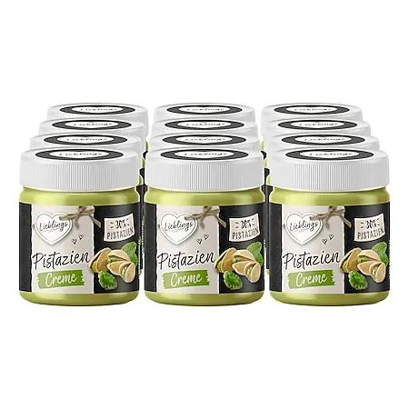 Lieblings Pistazien-Creme 200 g, 12er Pack