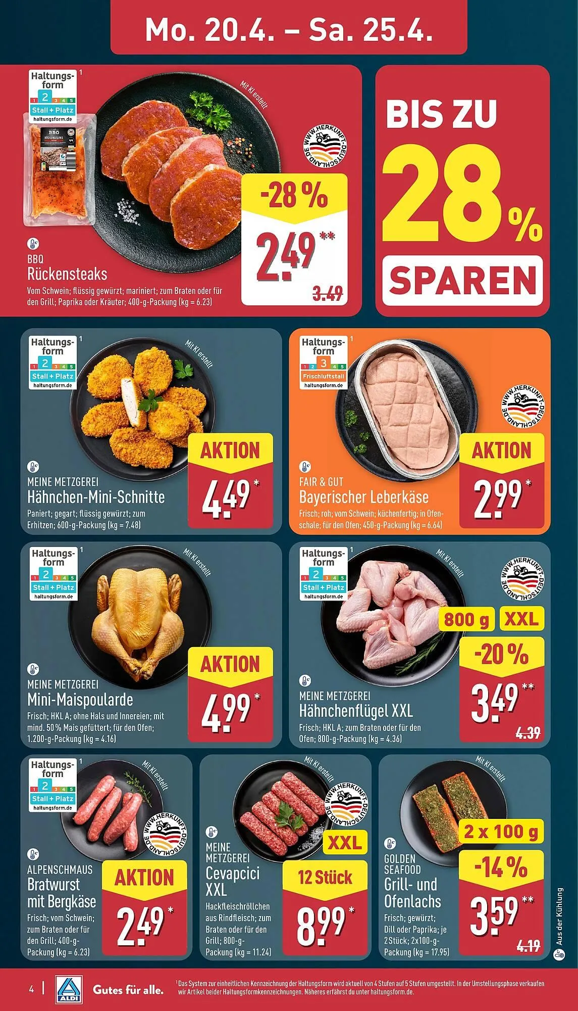 Aldi Nord Prospekt von 20. April bis 25. April 2026 - Prospekt seite 4