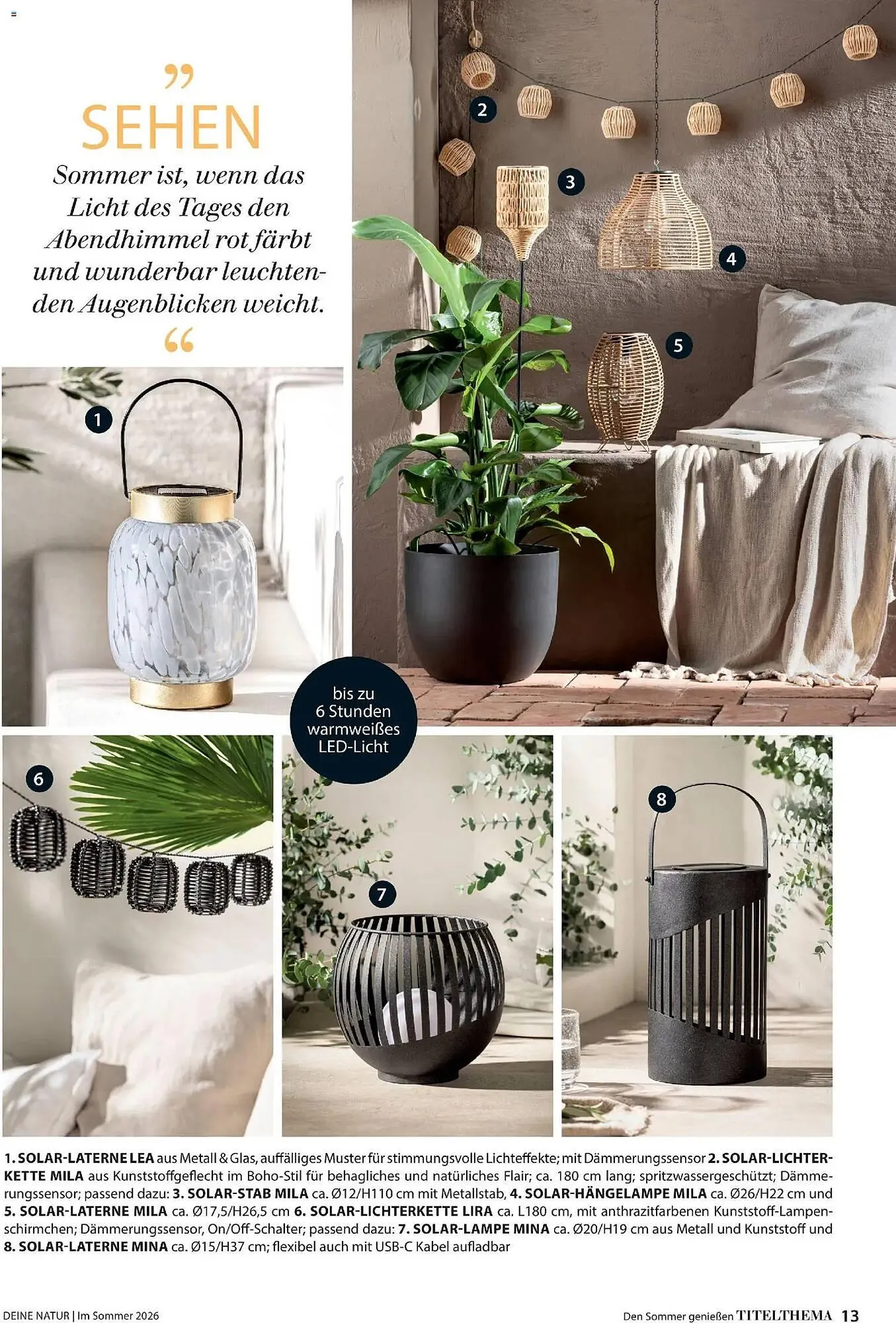 Dehner Prospekt von 17. April bis 31. August 2026 - Prospekt seite 13