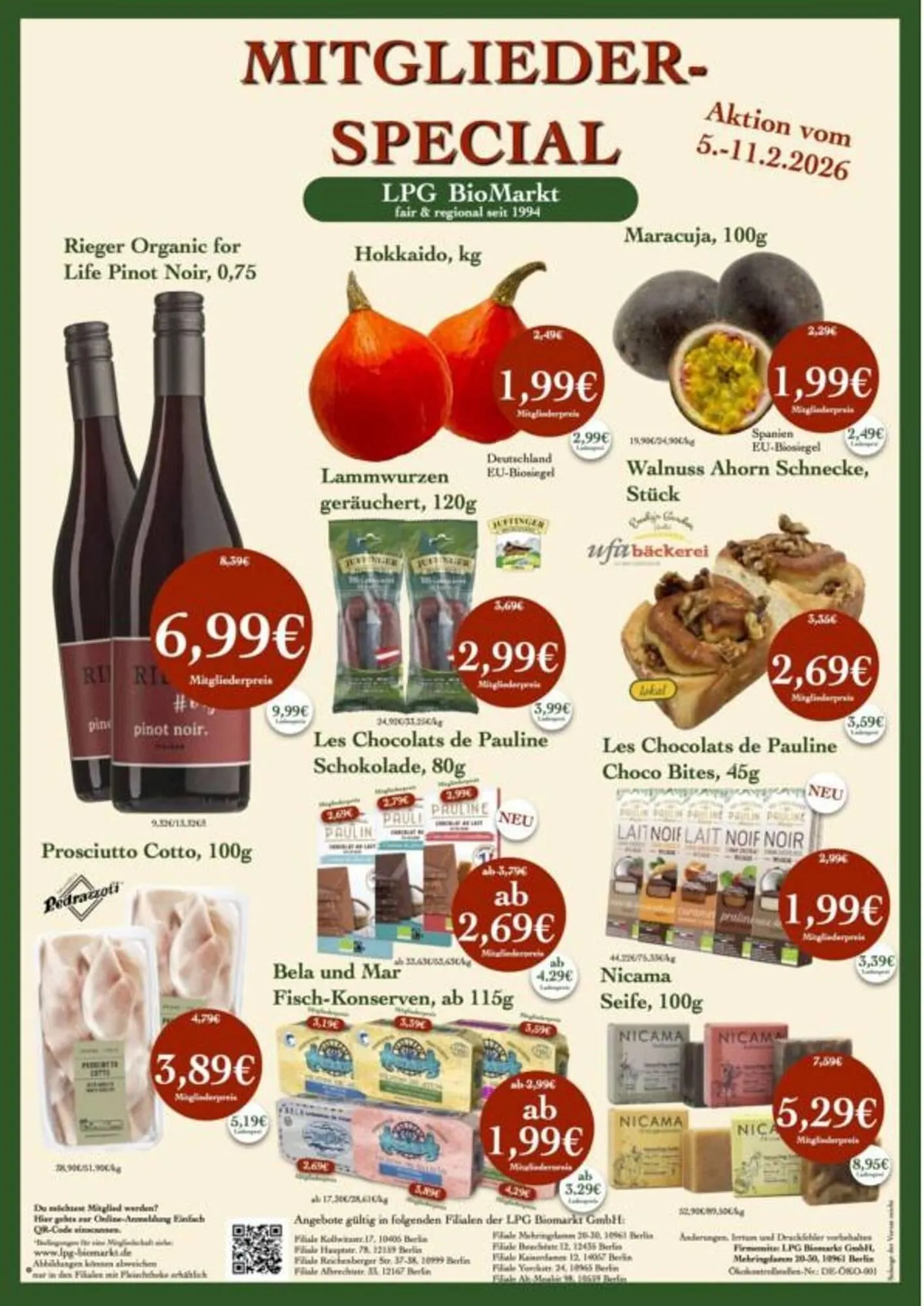 LPG Biomarkt Prospekt - 1