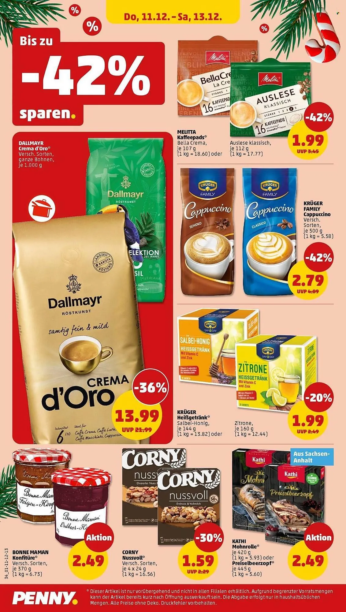 PENNY Prospekt von 8. Dezember bis 13. Dezember 2025 - Prospekt seite 38