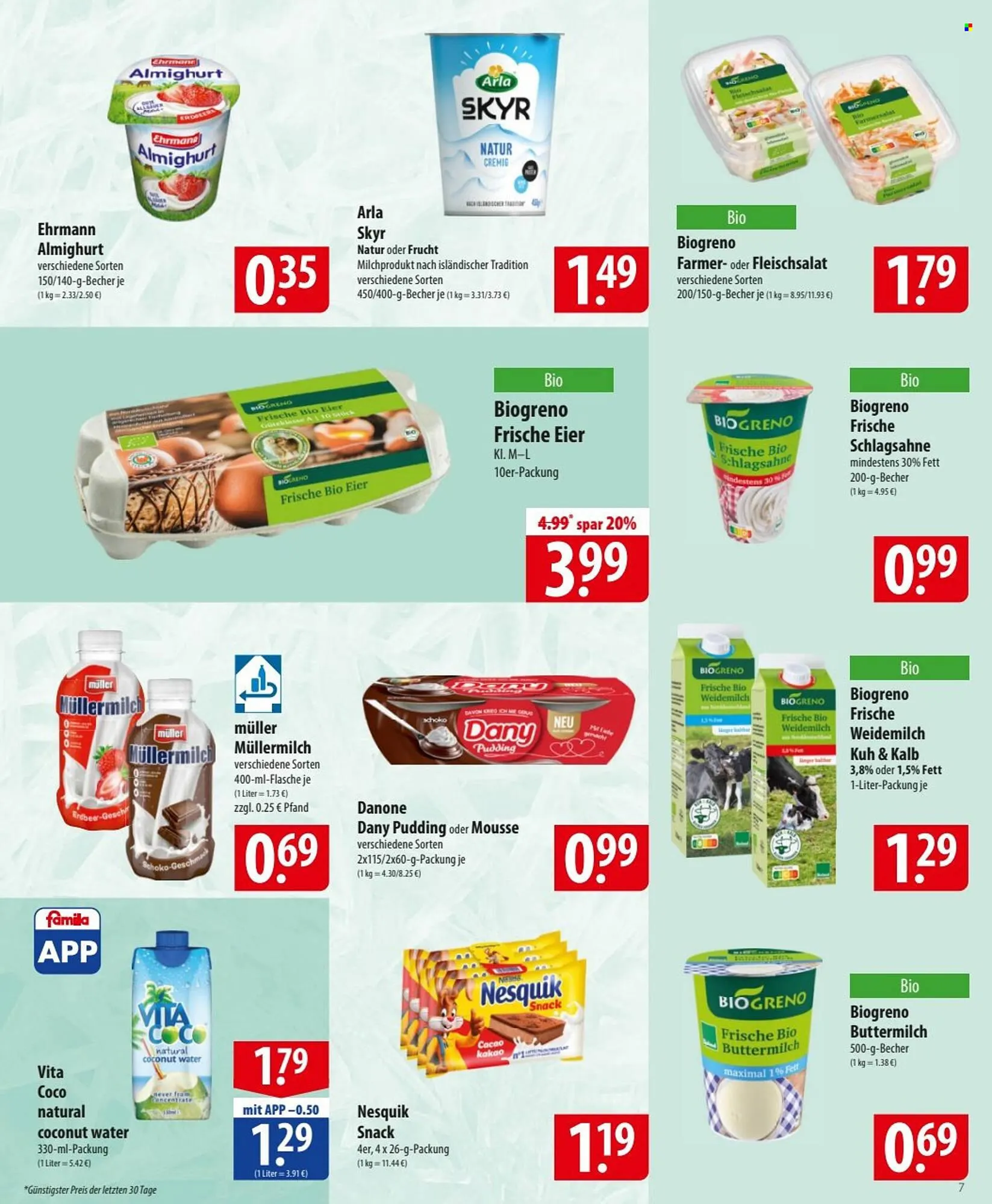 Famila Nord Ost Prospekt von 5. Mai bis 10. Mai 2025 - Prospekt seite 7