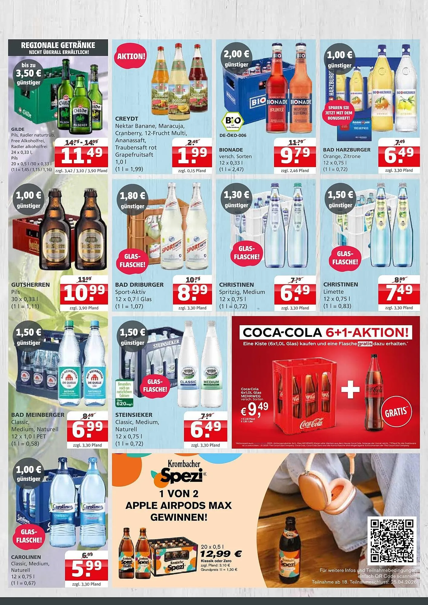 Getränke Quelle Prospekt von 13. April bis 25. April 2026 - Prospekt seite 3