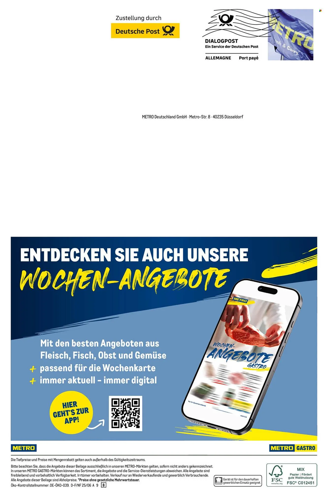 METRO Prospekt von 1. Juni bis 31. Juli 2025 - Prospekt seite 40