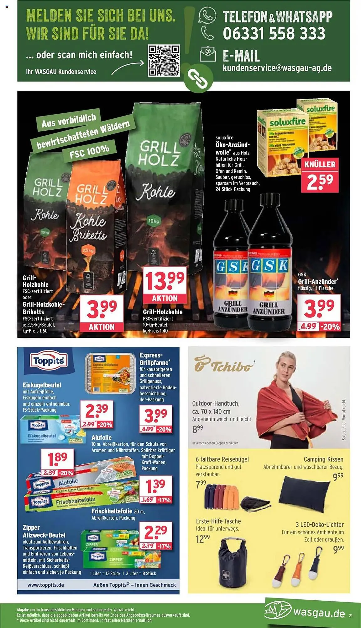 Wasgau Prospekt von 22. April bis 27. April 2025 - Prospekt seite 21