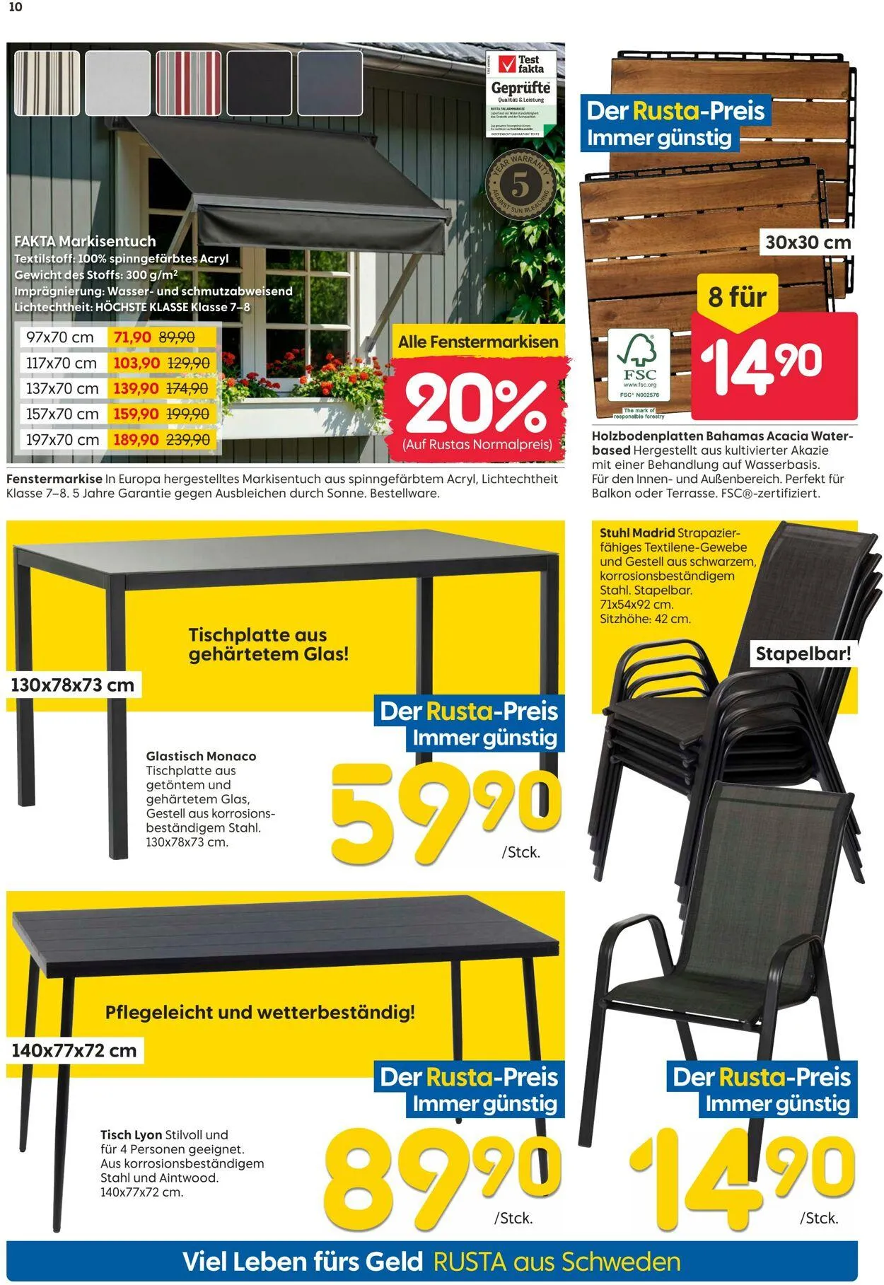 Rusta von 19. Mai bis 2. Juni 2025 - Prospekt seite 10