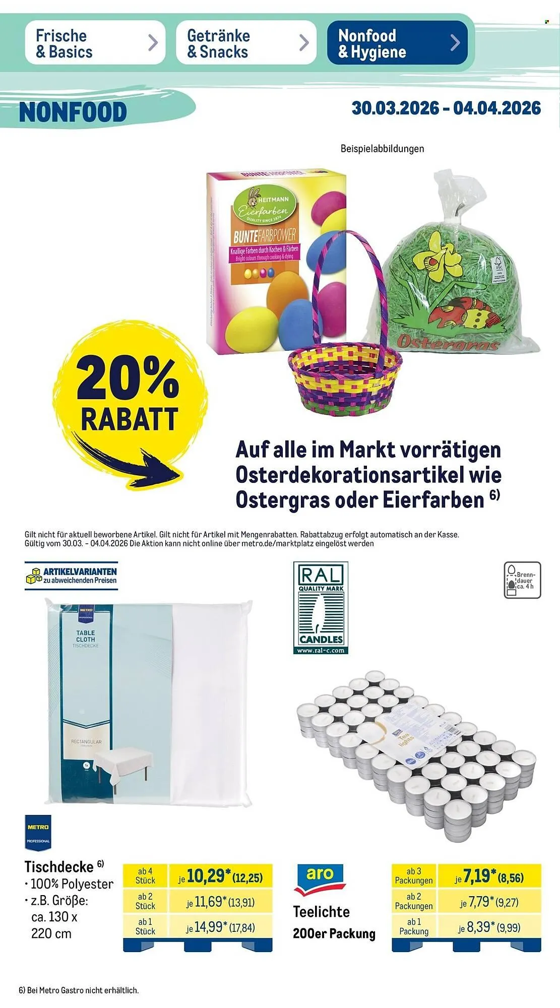 METRO Prospekt von 30. März bis 4. April 2026 - Prospekt seite 46