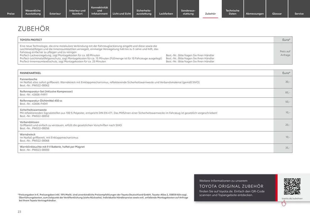 Toyota Land Cruiser von 11. Mai bis 11. Mai 2025 - Prospekt seite 23
