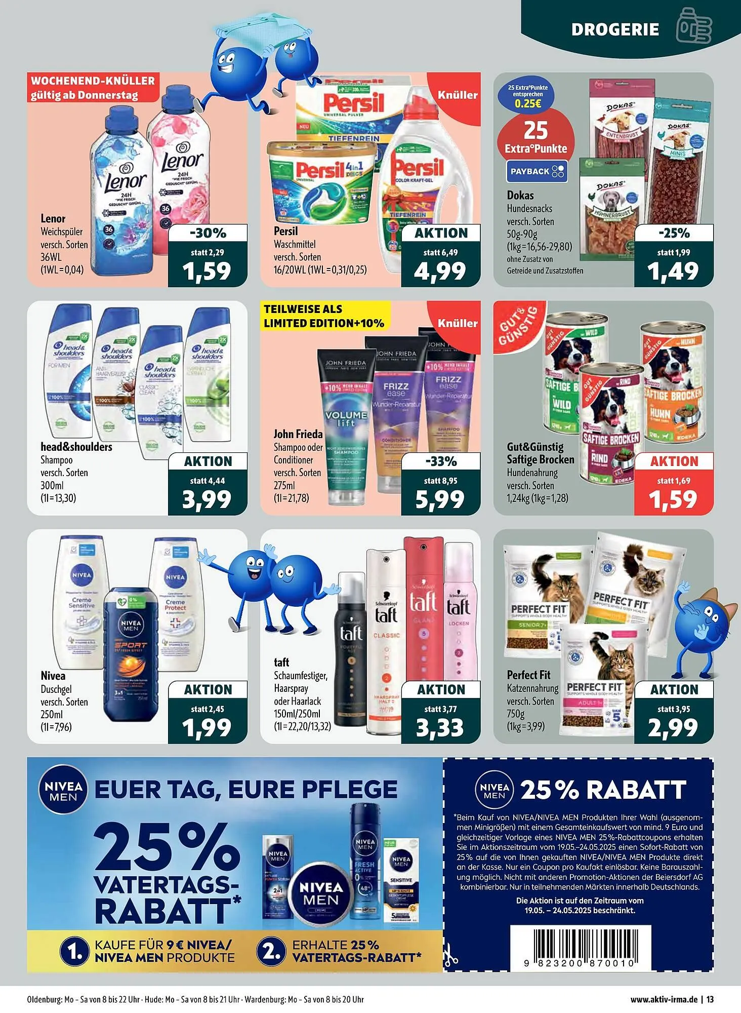 Aktiv Irma Prospekt von 19. Mai bis 24. Mai 2025 - Prospekt seite 13