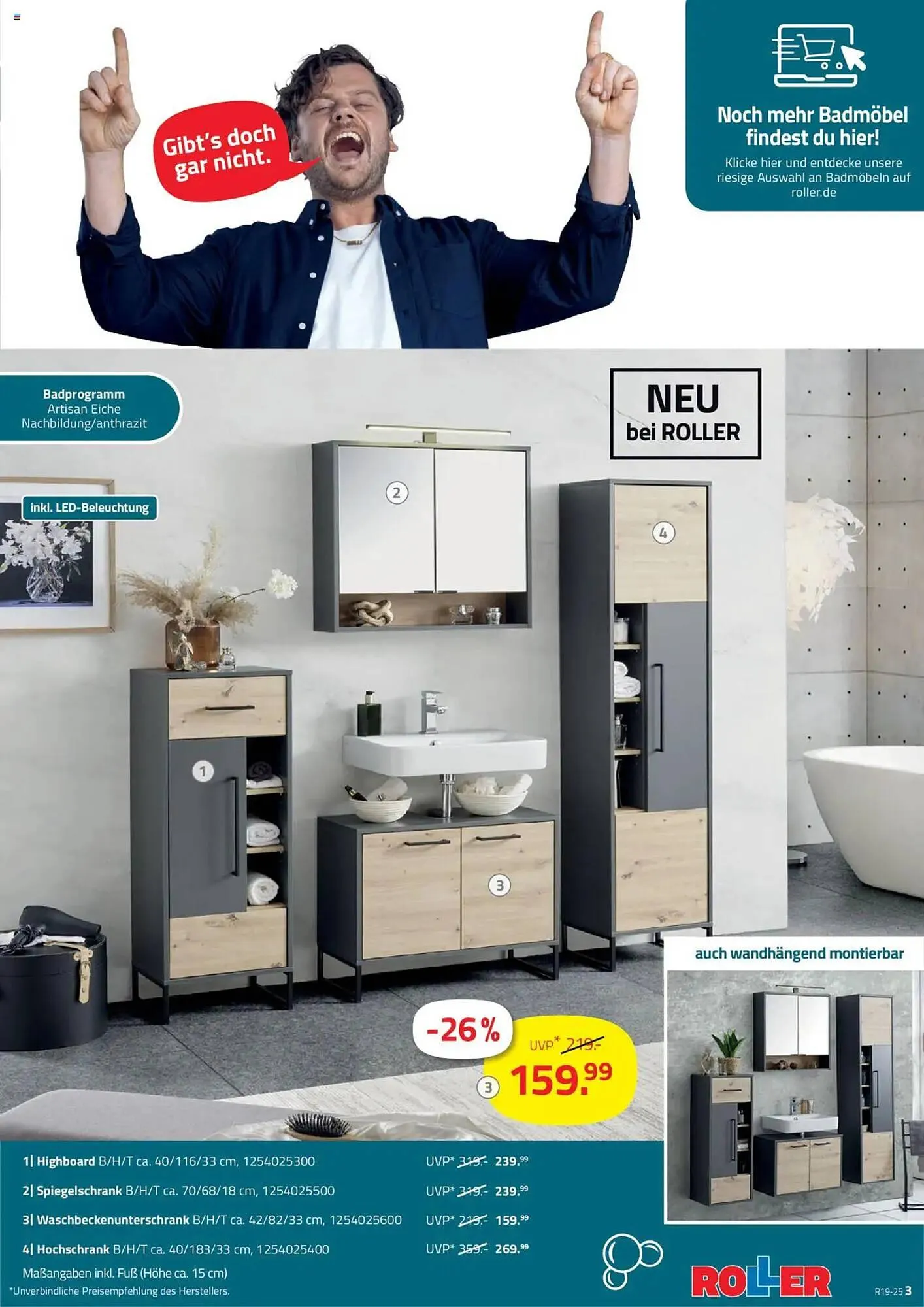 ROLLER Prospekt von 29. Juni bis 2. August 2025 - Prospekt seite 3