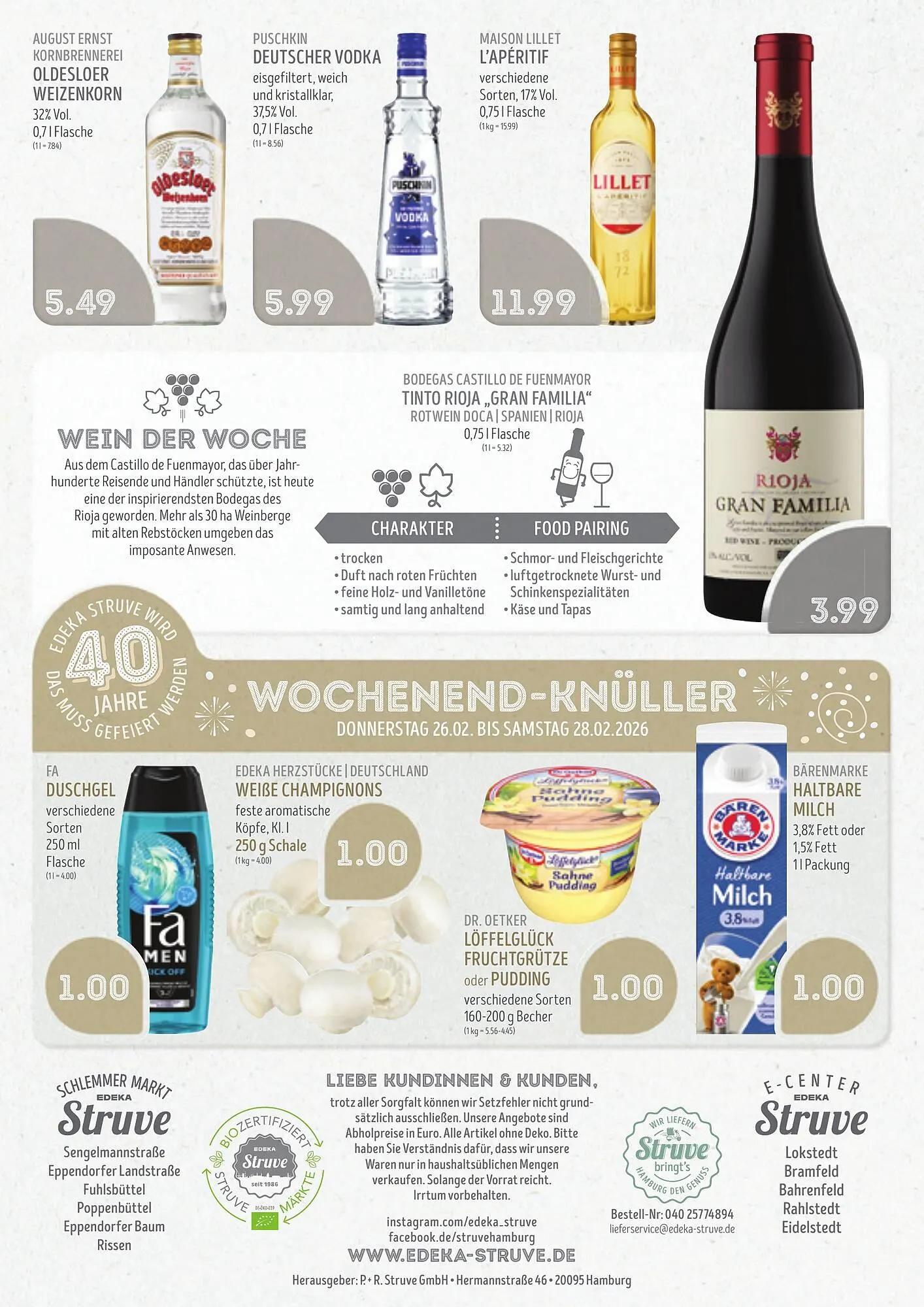Edeka Struve Prospekt von 2. März bis 14. März 2026 - Prospekt seite 18