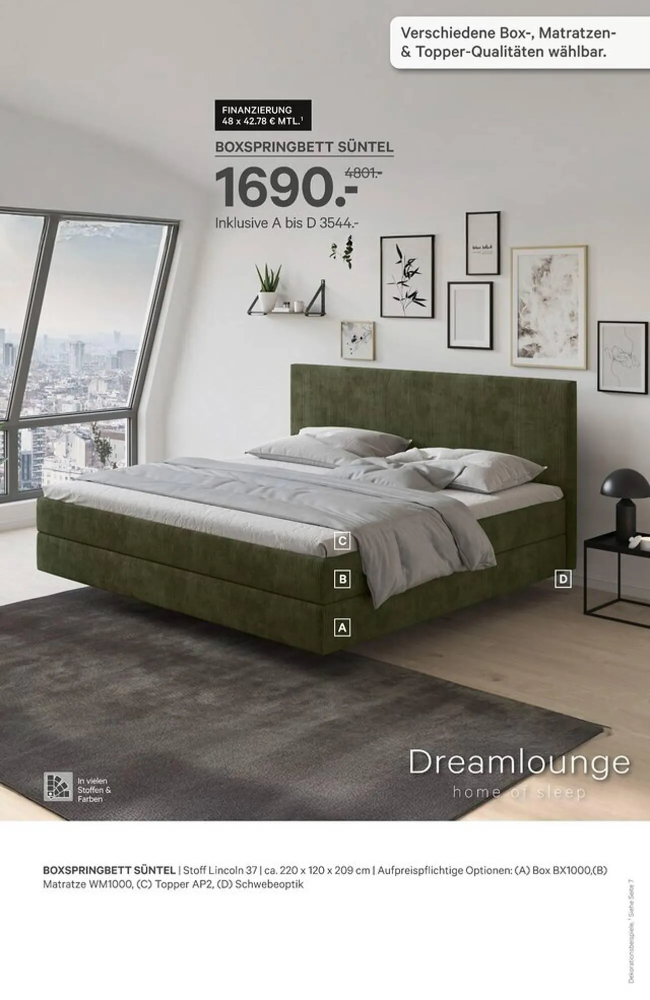 Kabs Polsterwelt Prospekt von 11. April bis 1. Mai 2025 - Prospekt seite 46