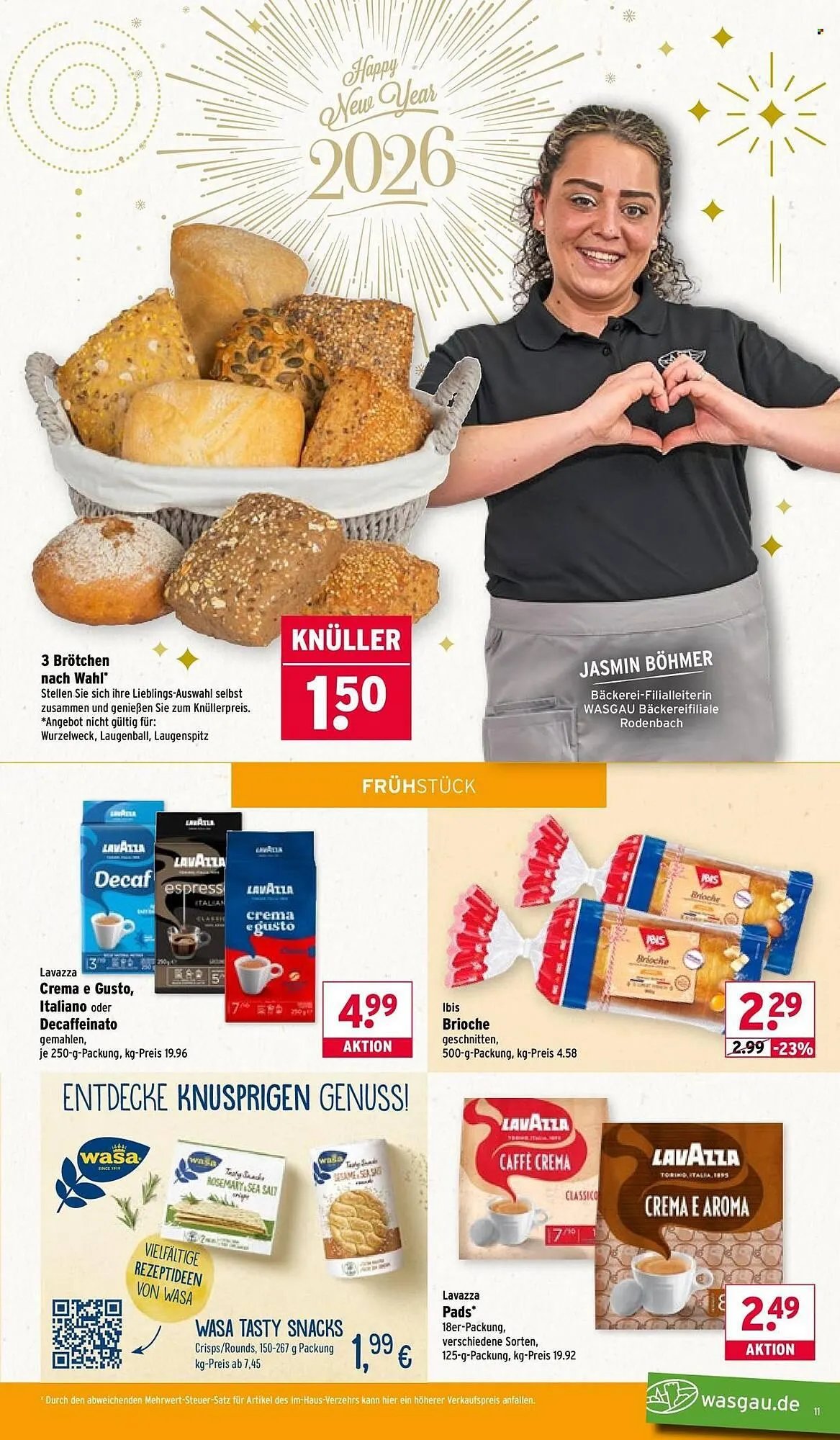 Wasgau Prospekt von 29. Dezember bis 3. Januar 2026 - Prospekt seite 11