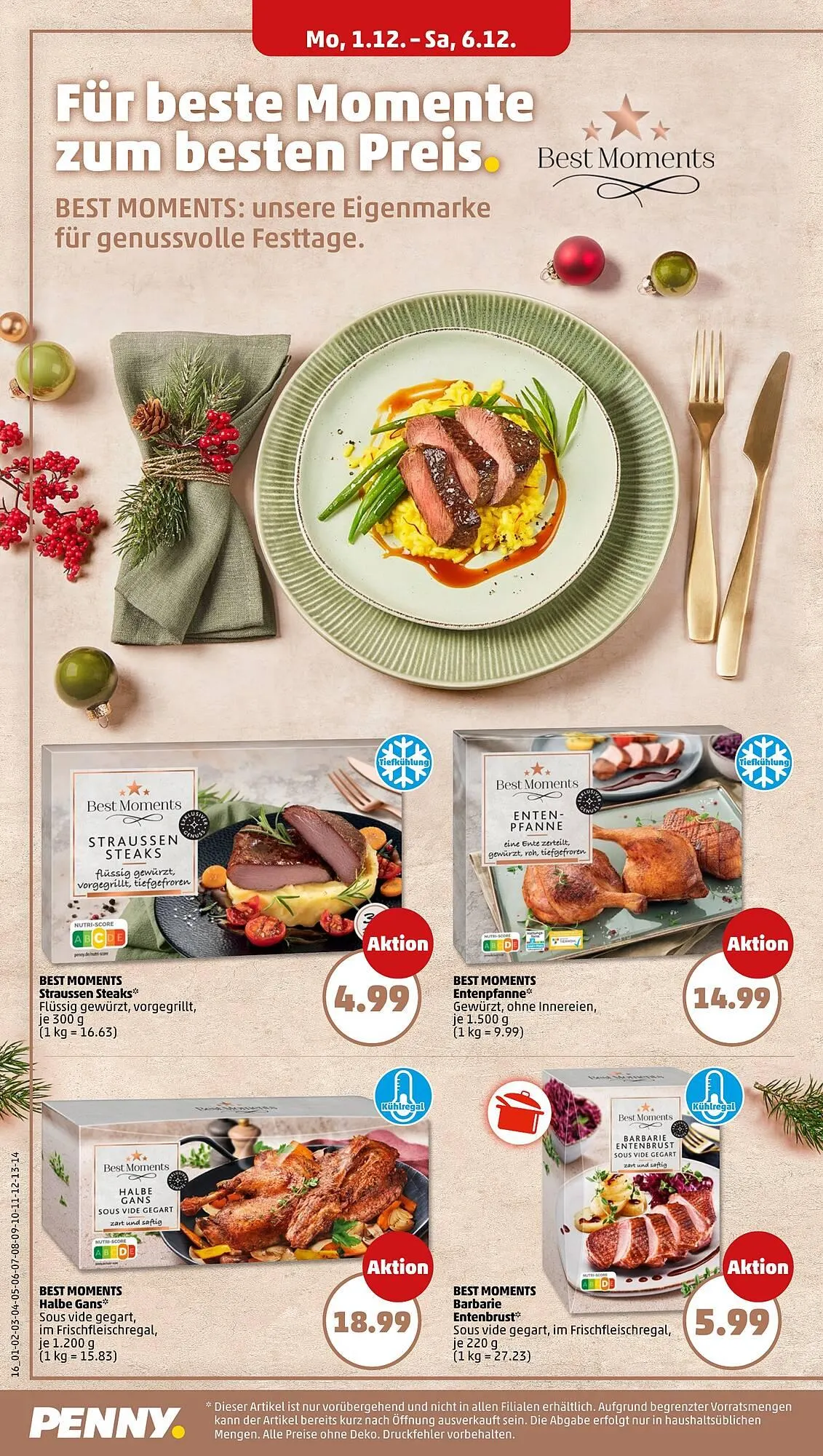 PENNY Prospekt von 1. Dezember bis 6. Dezember 2025 - Prospekt seite 18