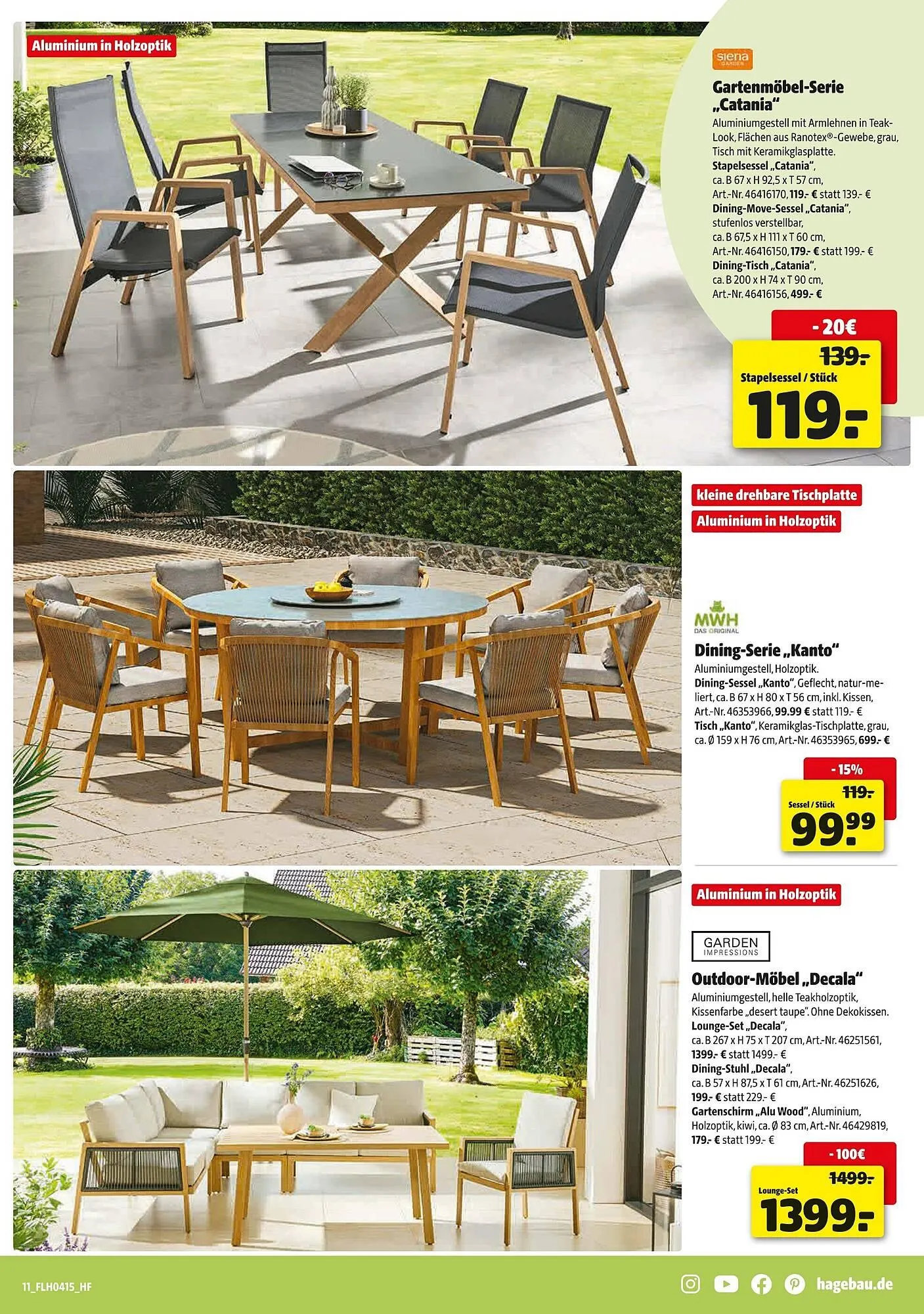 Hagebau Prospekt von 5. April bis 12. April 2025 - Prospekt seite 11