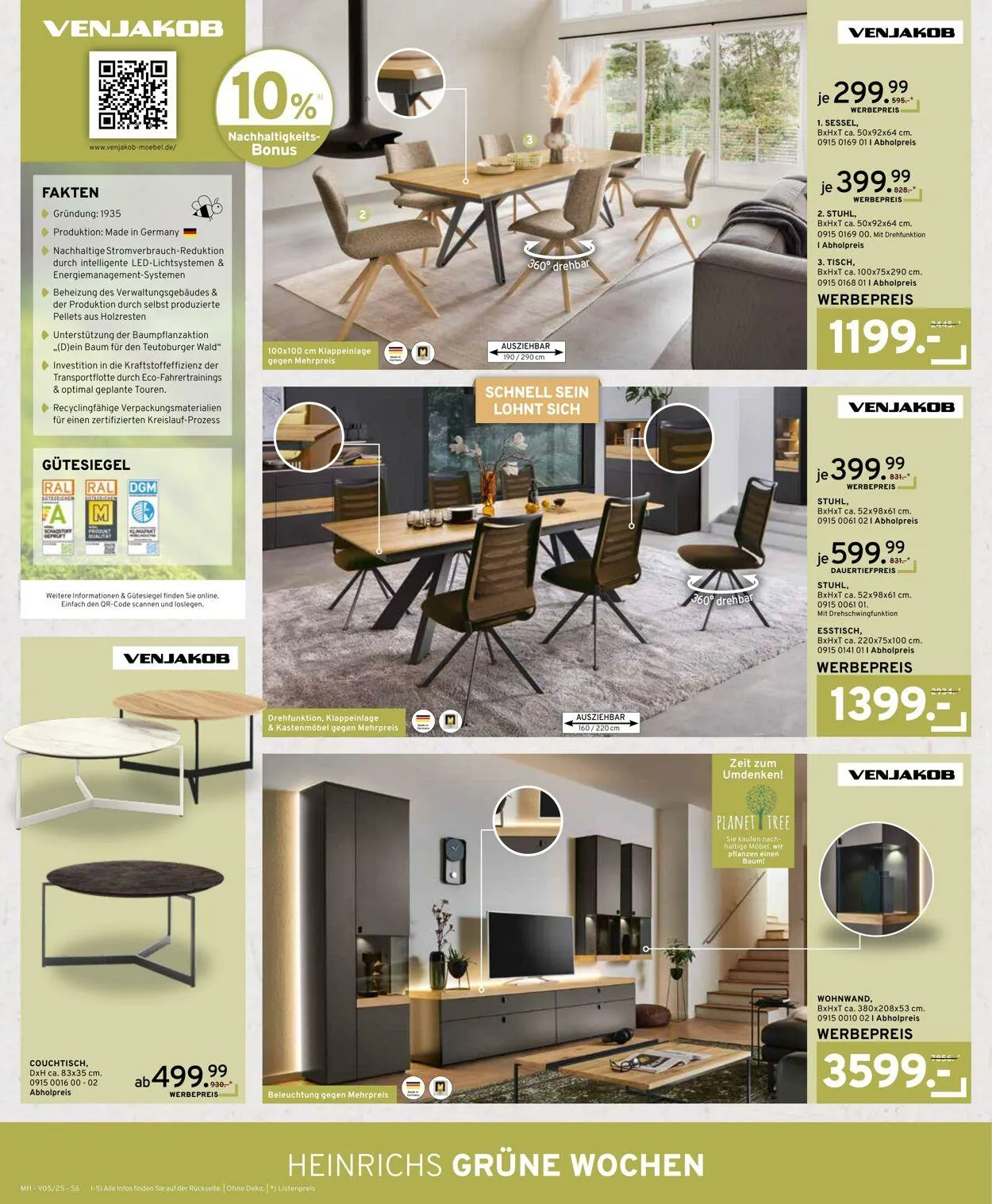 Möbel Heinrich Aktueller Prospekt von 23. April bis 25. Mai 2025 - Prospekt seite 6