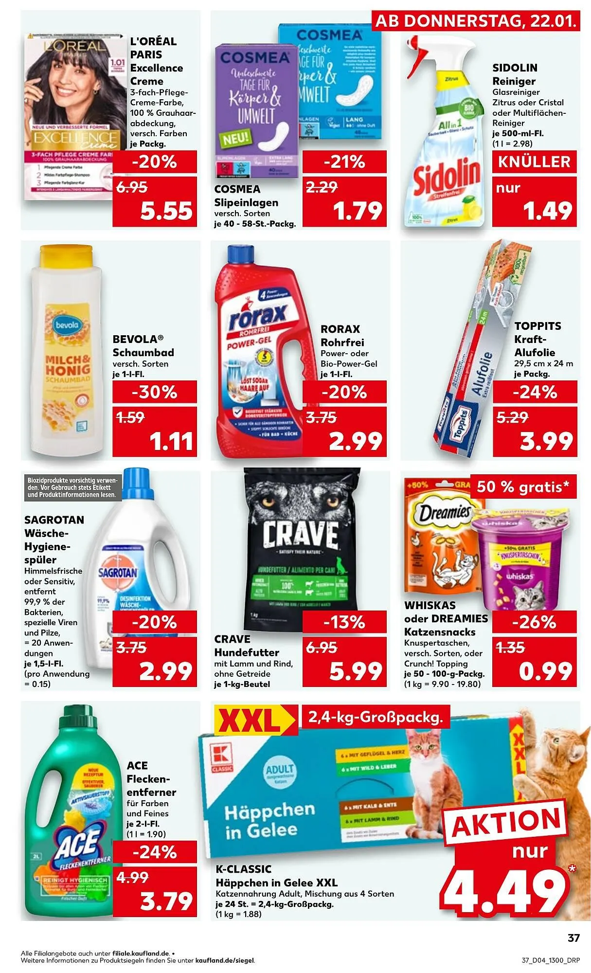 Kaufland Prospekt von 22. Januar bis 28. Januar 2026 - Prospekt seite 37