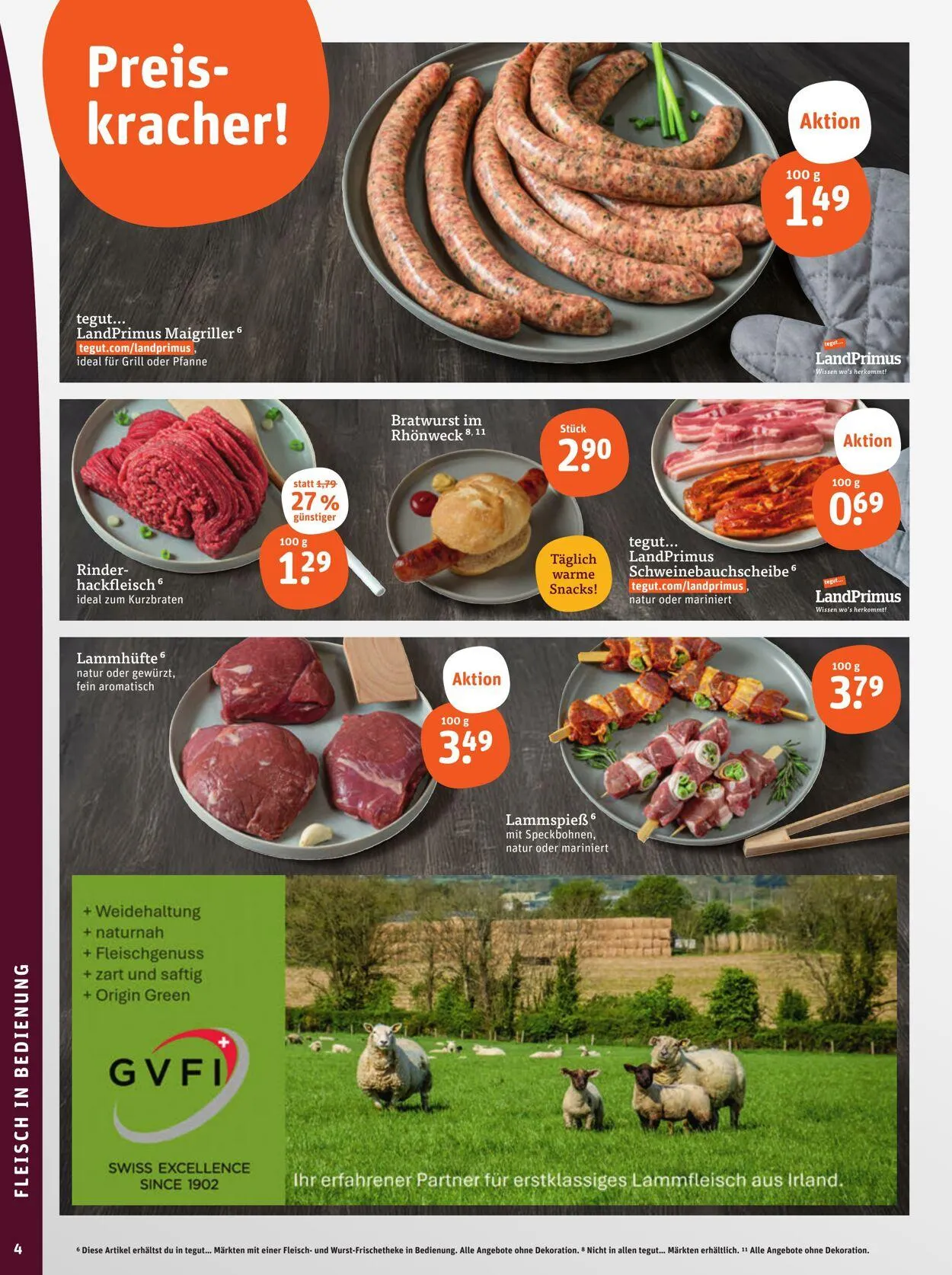 Tegut Aktueller Prospekt von 11. August bis 17. August 2025 - Prospekt seite 6
