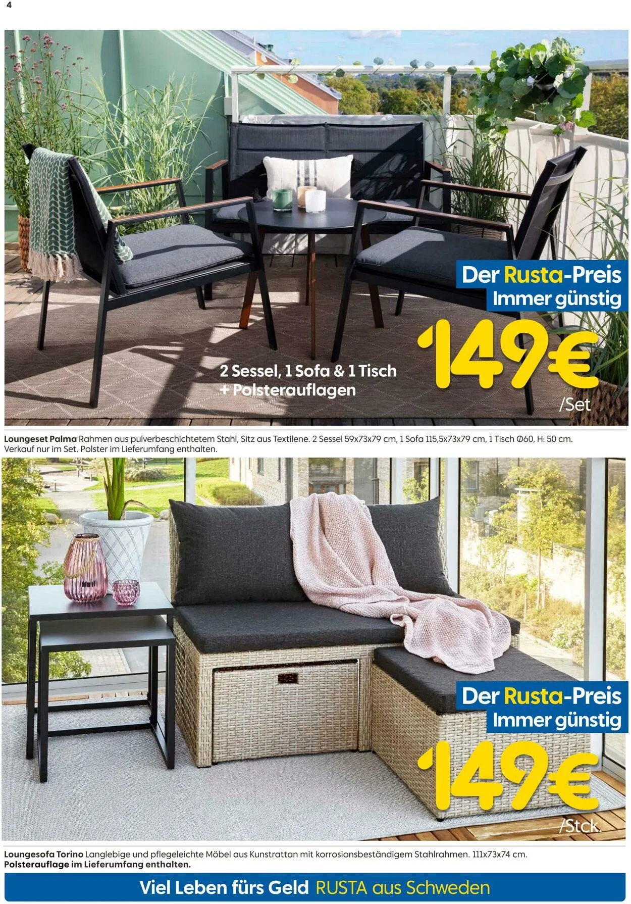 Rusta Aktueller Prospekt von 8. Mai bis 22. Mai 2025 - Prospekt seite 4