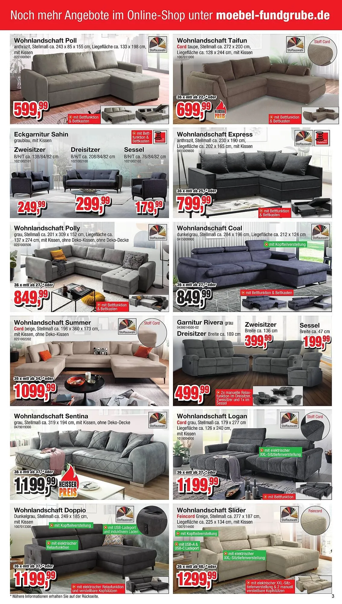 Möbelfundgrube Prospekt von 19. Juni bis 2. Juli 2025 - Prospekt seite 3