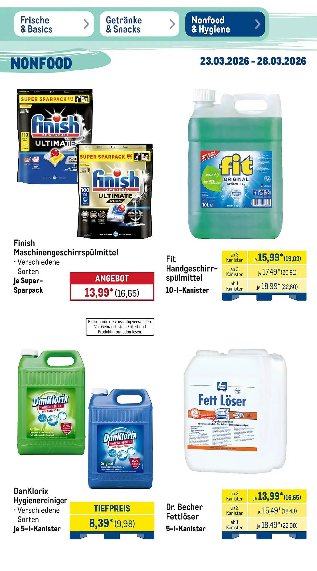 METRO Prospekt von 22. März bis 28. März 2026 - Prospekt seite 40