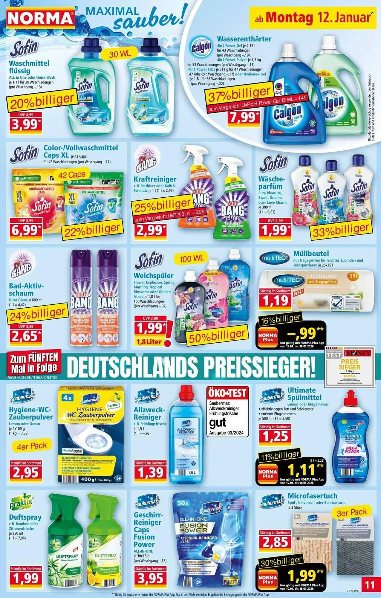 Norma Prospekt von 12. Januar bis 18. Januar 2026 - Prospekt seite 11