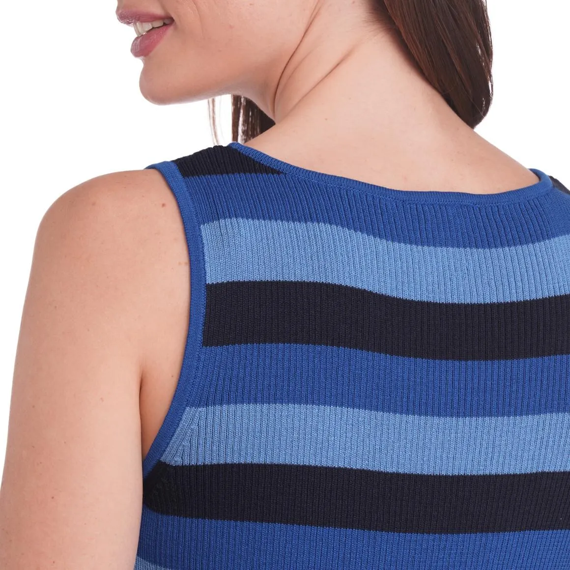 Damen Stricktop mit Blockstreifen