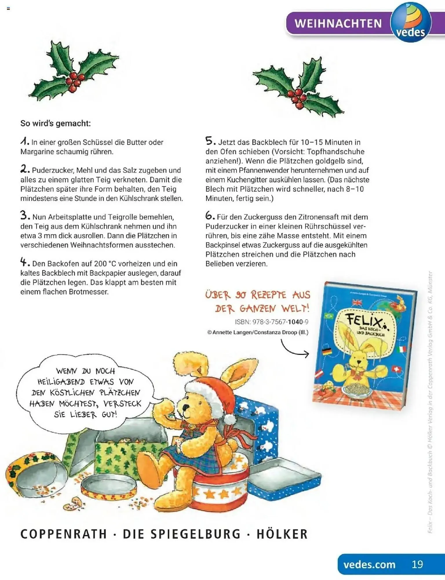 Vedes Prospekt von 29. September bis 6. Januar 2026 - Prospekt seite 19