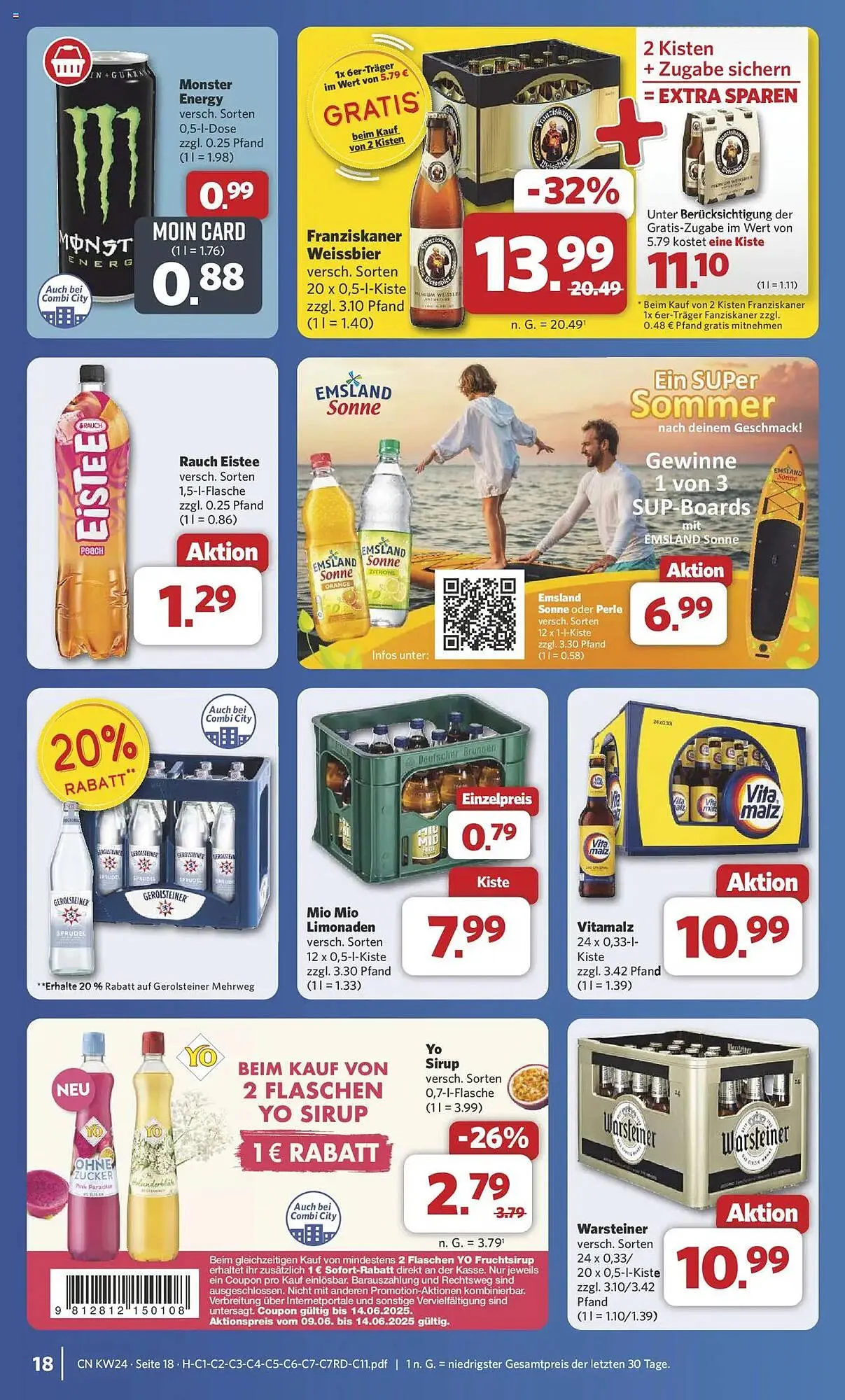 Combi Prospekt von 10. Juni bis 14. Juni 2025 - Prospekt seite 25