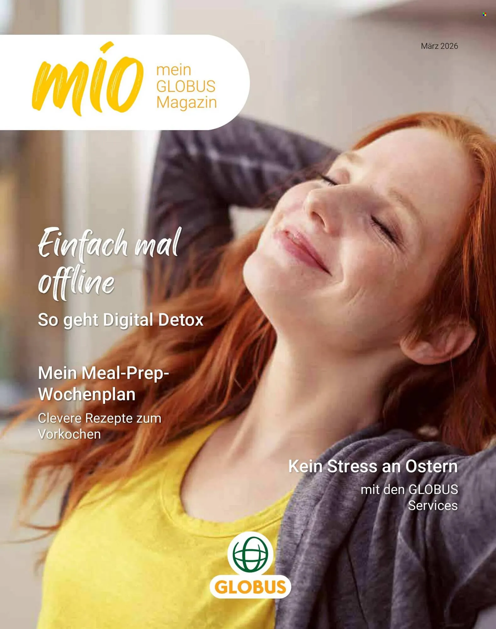 Globus Magazin von 1. März bis 31. März 2026 - Prospekt seite 1