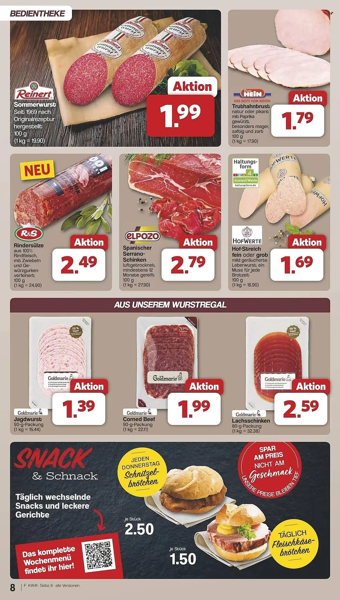 Famila Nord Ost Prospekt von 6. Oktober bis 11. Oktober 2025 - Prospekt seite 8