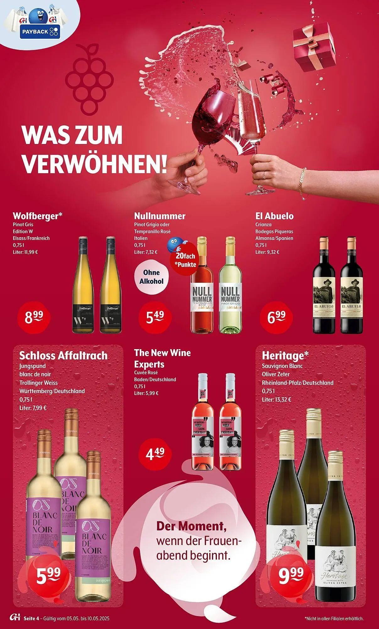 Trink und Spare Prospekt von 7. Mai bis 10. Mai 2025 - Prospekt seite 4