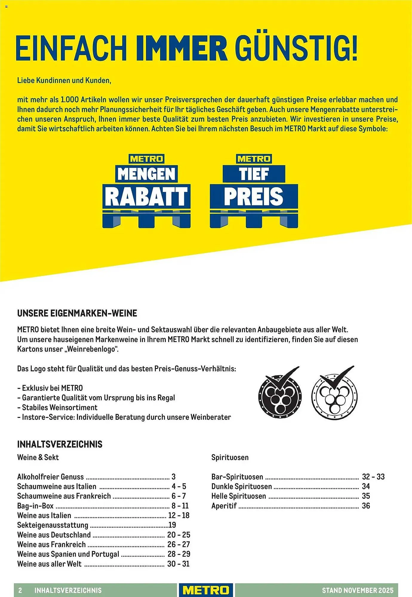 METRO Prospekt von 12. November bis 12. März 2026 - Prospekt seite 2