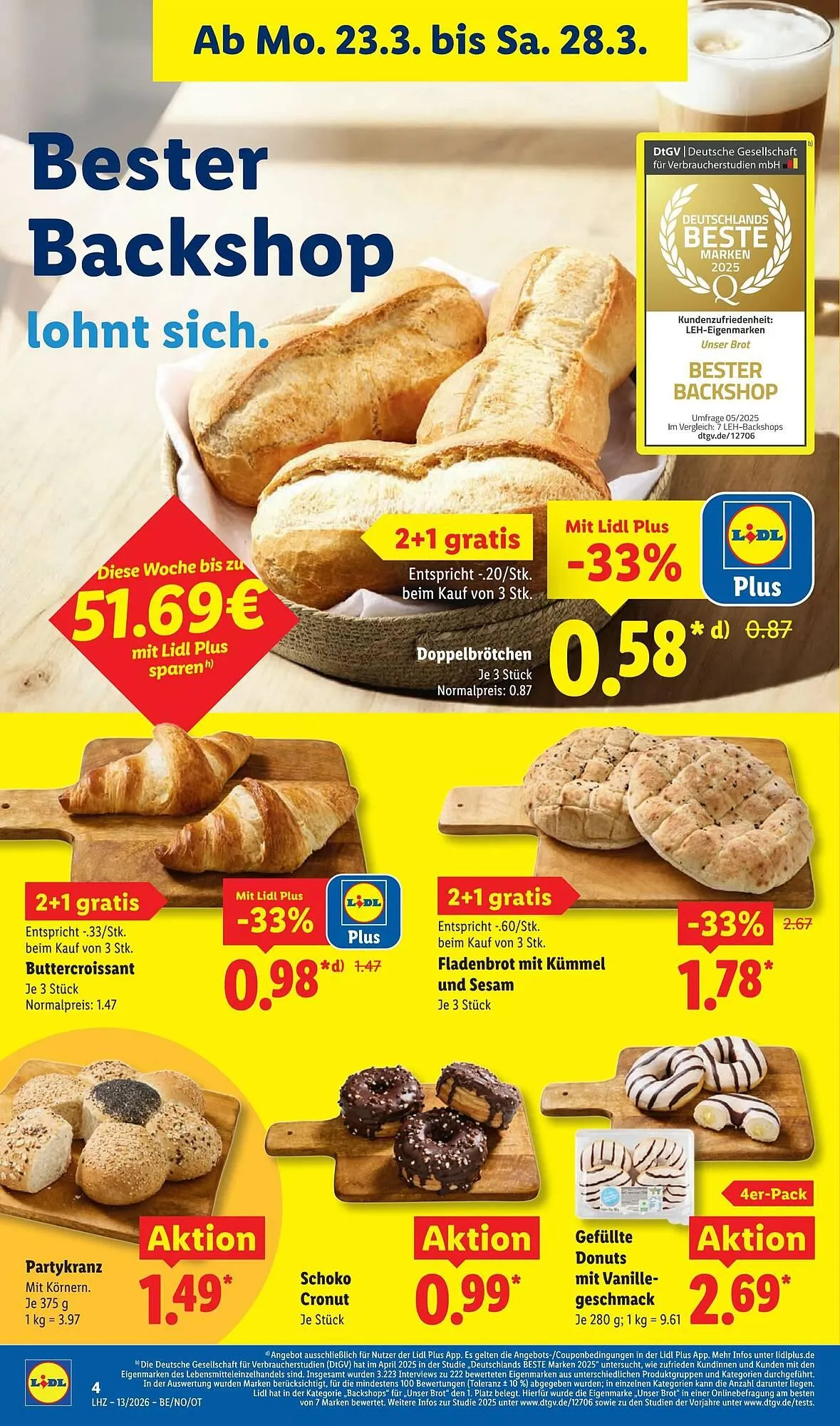 Lidl Prospekt von 23. März bis 29. März 2026 - Prospekt seite 10