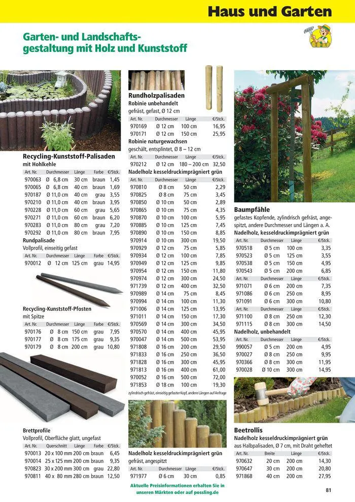 Holz-& Baukatalog 2024/25 von 27. März bis 31. Januar 2025 - Prospekt seite 81