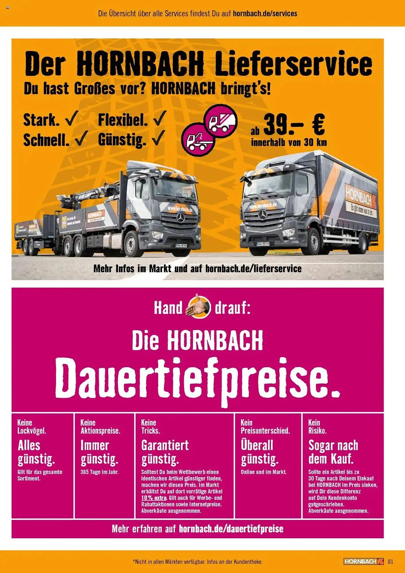 Hornbach Prospekt von 28. Februar bis 29. März 2025 - Prospekt seite 81