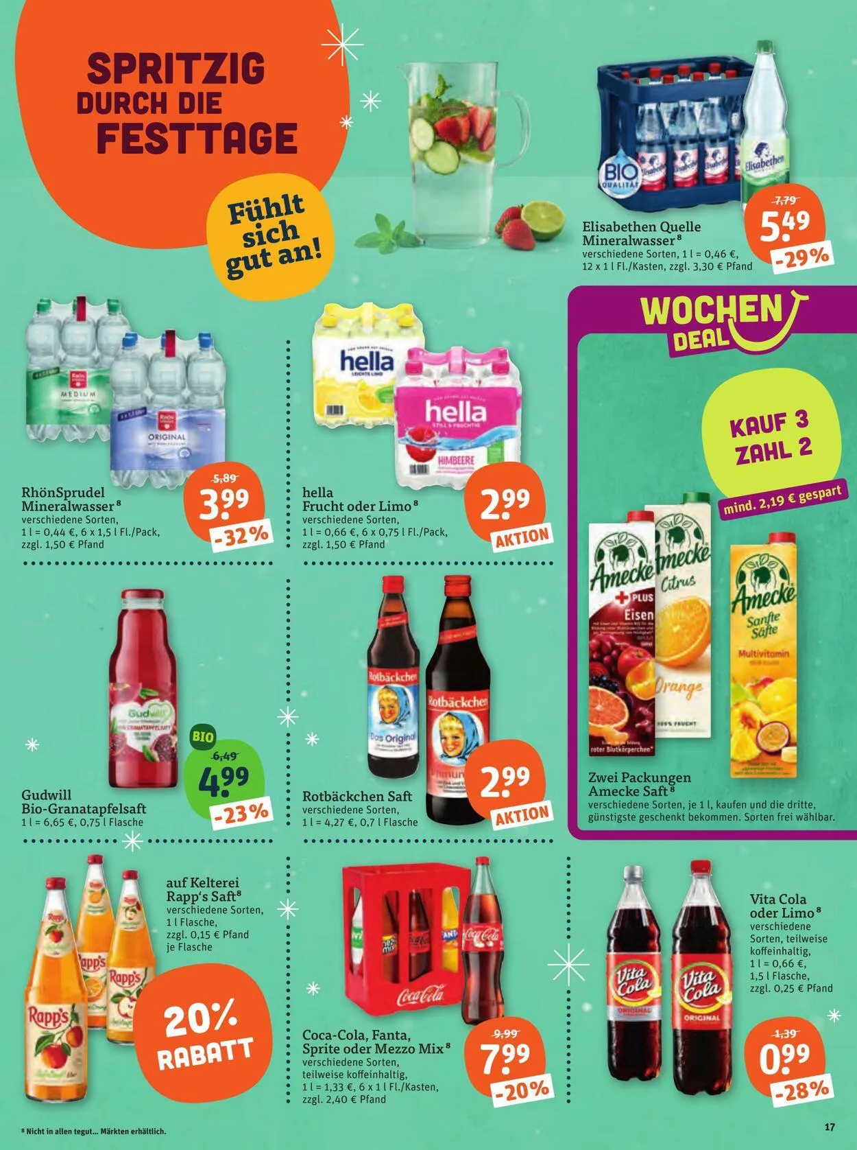 Tegut Aktueller Prospekt von 8. Dezember bis 14. Dezember 2025 - Prospekt seite 19