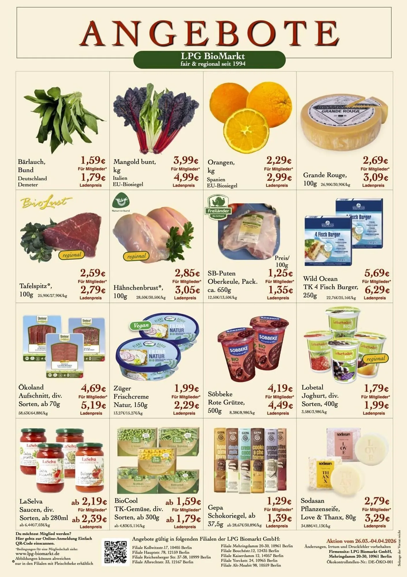 LPG Biomarkt Prospekt von 26. März bis 1. April 2026 - Prospekt seite 2