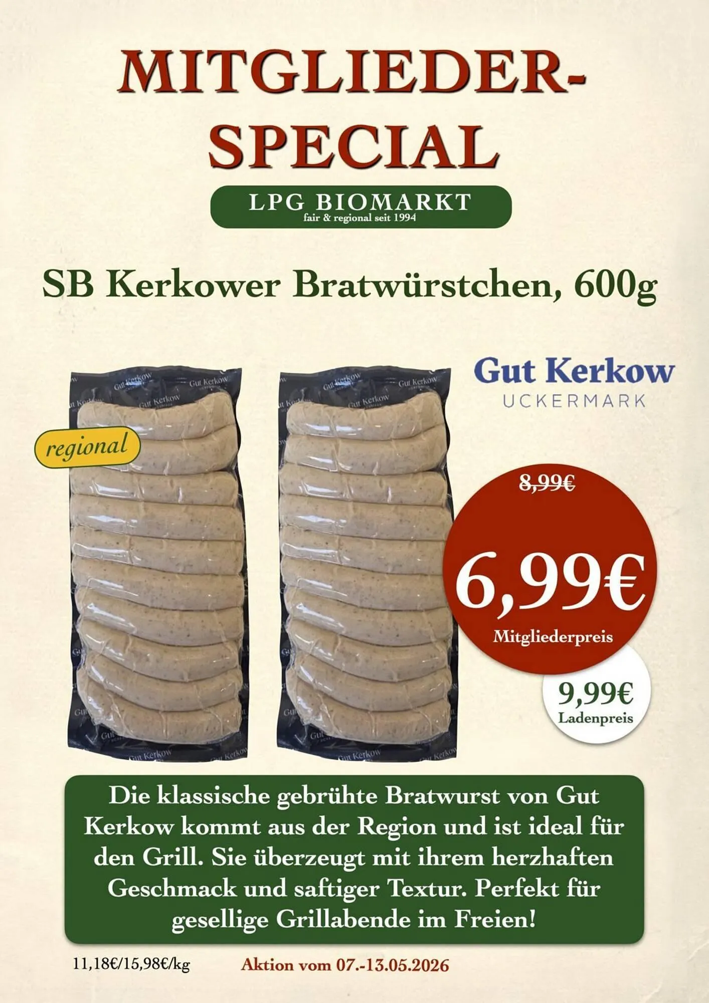 LPG Biomarkt Prospekt von 7. Mai bis 13. Mai 2026 - Prospekt seite 14