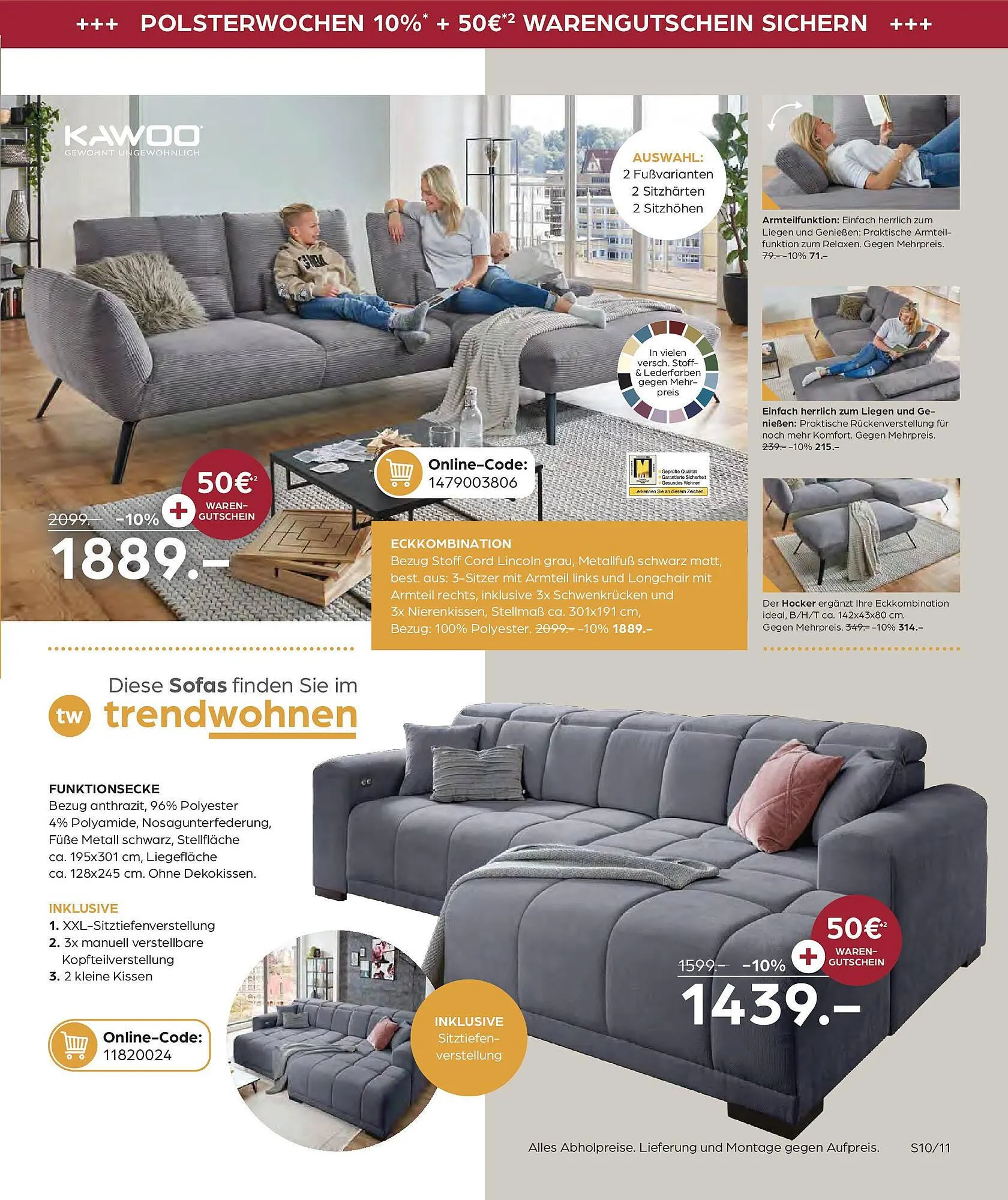 Möbel Buss Prospekt von 27. Februar bis 17. März 2025 - Prospekt seite 11