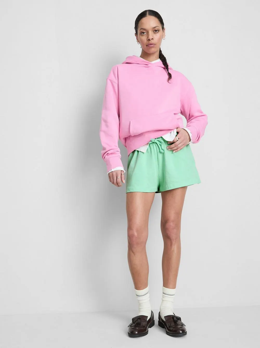 Shorts aus reiner Baumwolle