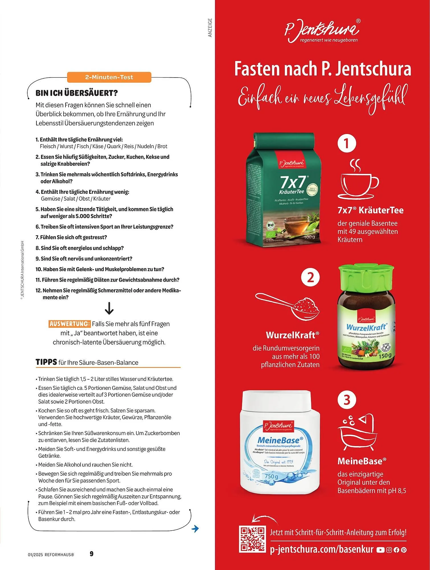 Reformhaus Prospekt von 1. Januar bis 31. Januar 2025 - Prospekt seite 9