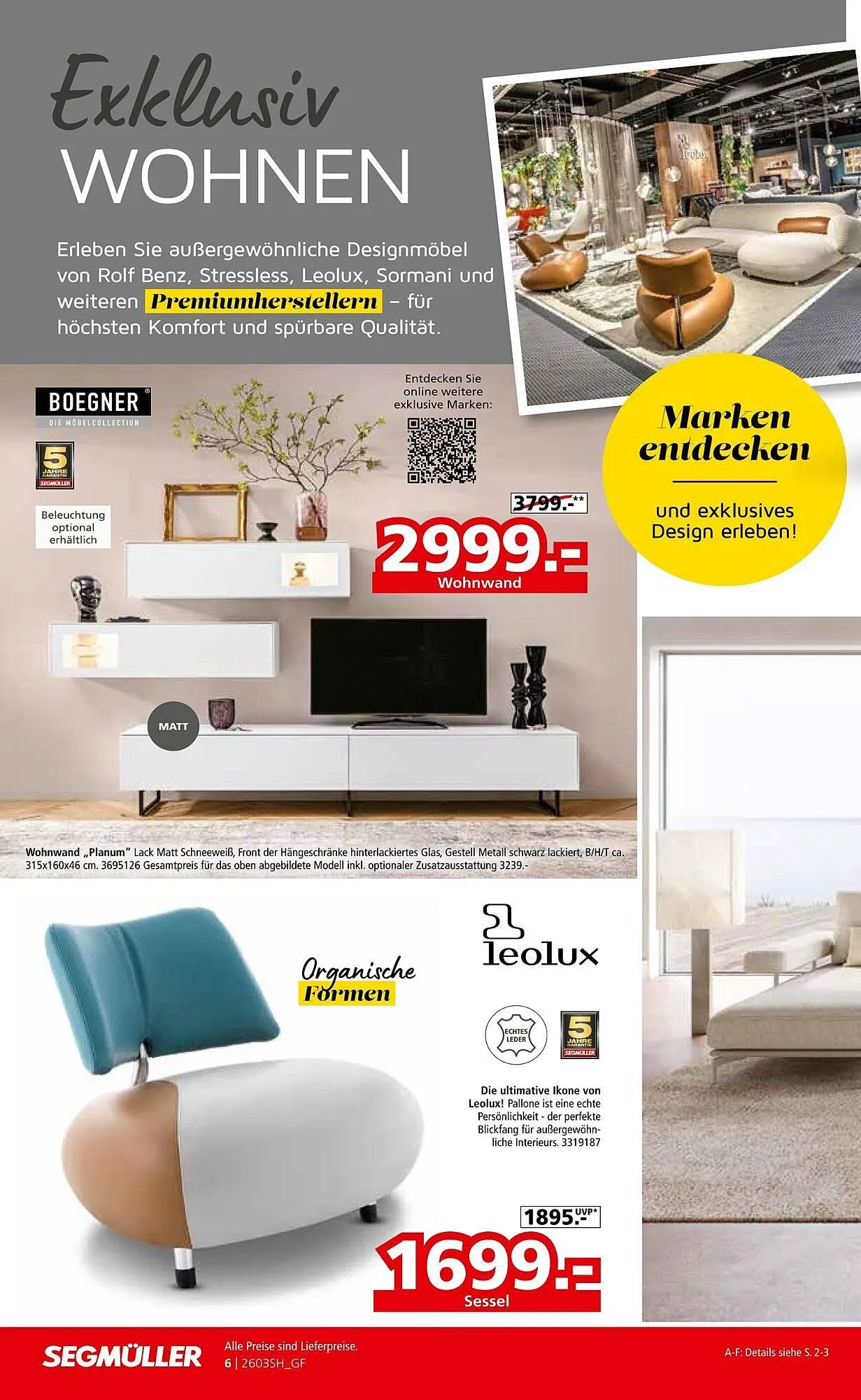 Segmüller Prospekt von 14. März bis 28. März 2026 - Prospekt seite 6