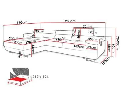 Ecksofa Torezio Mini
