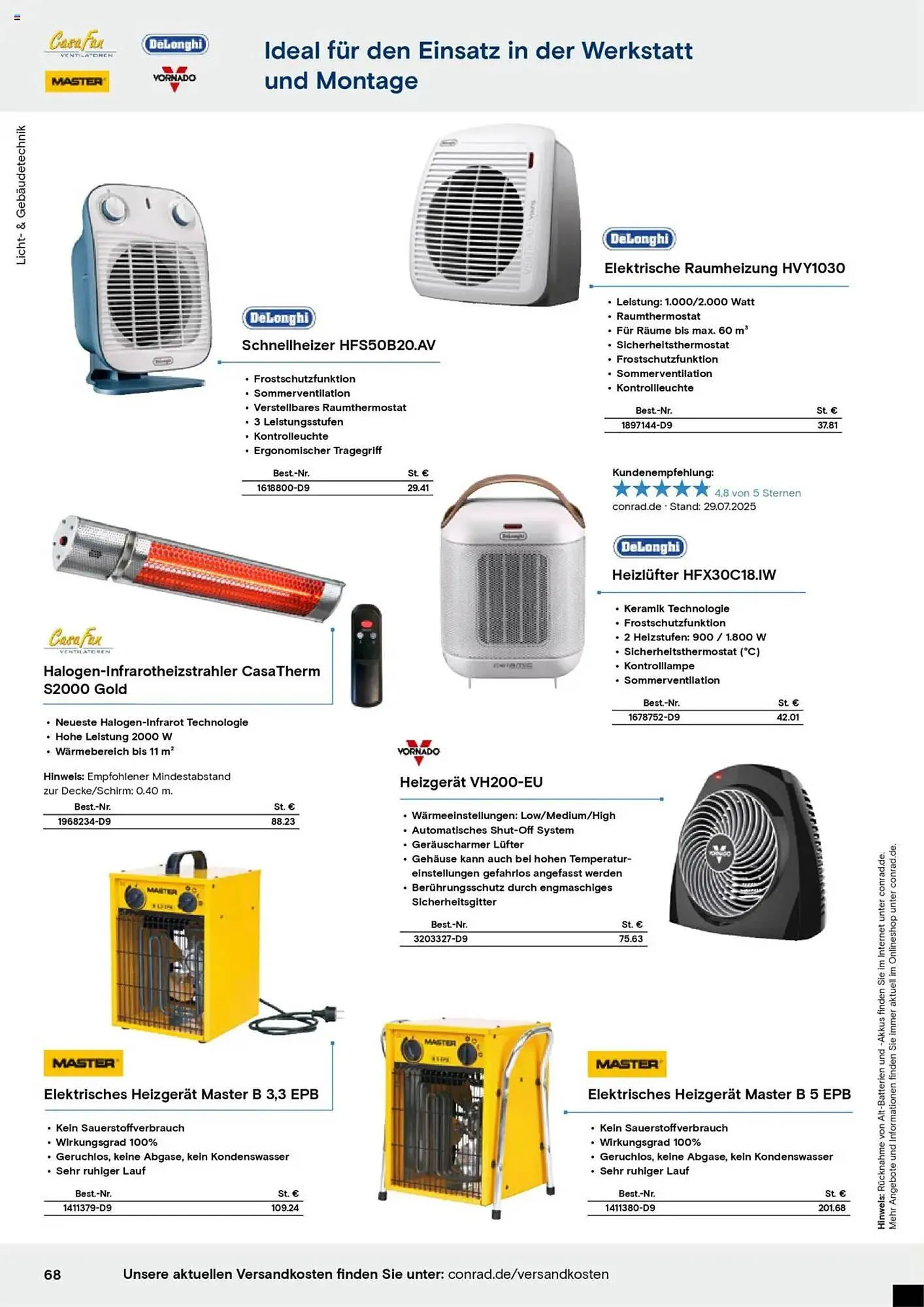 Conrad Prospekt von 25. August bis 12. Oktober 2025 - Prospekt seite 70